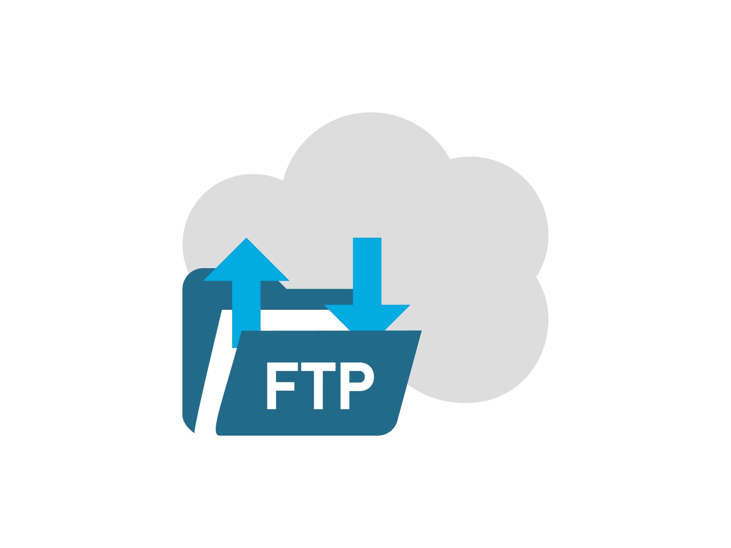 FTP (drop to a folder) logo