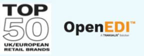 Top 50 UK and European retail brands on OpenEDI