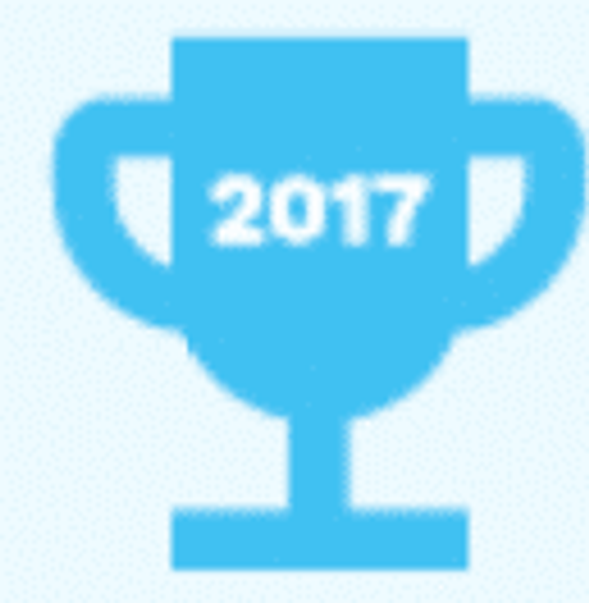 2017 award trophy icon