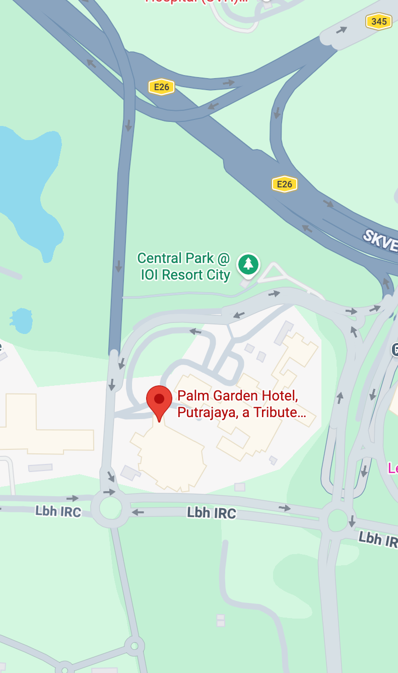 Palm Garden Hotel location map