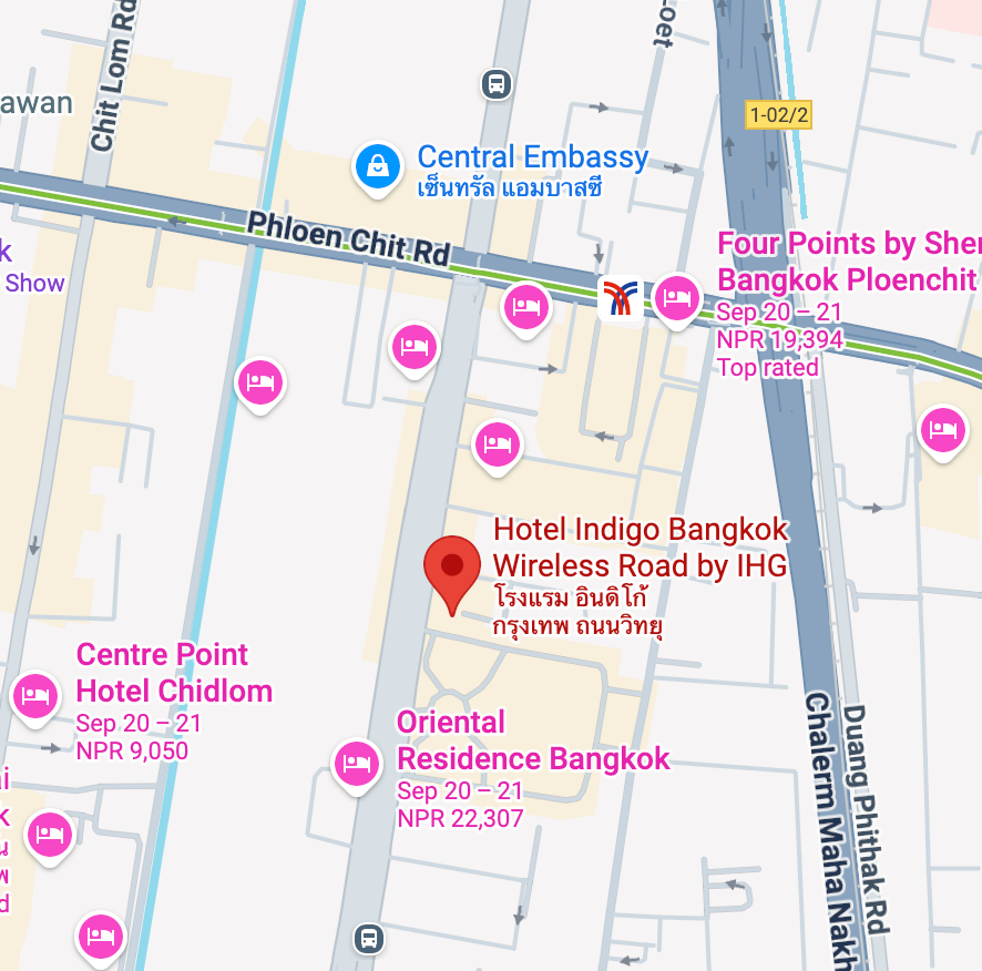 Bangkok, Thailand map