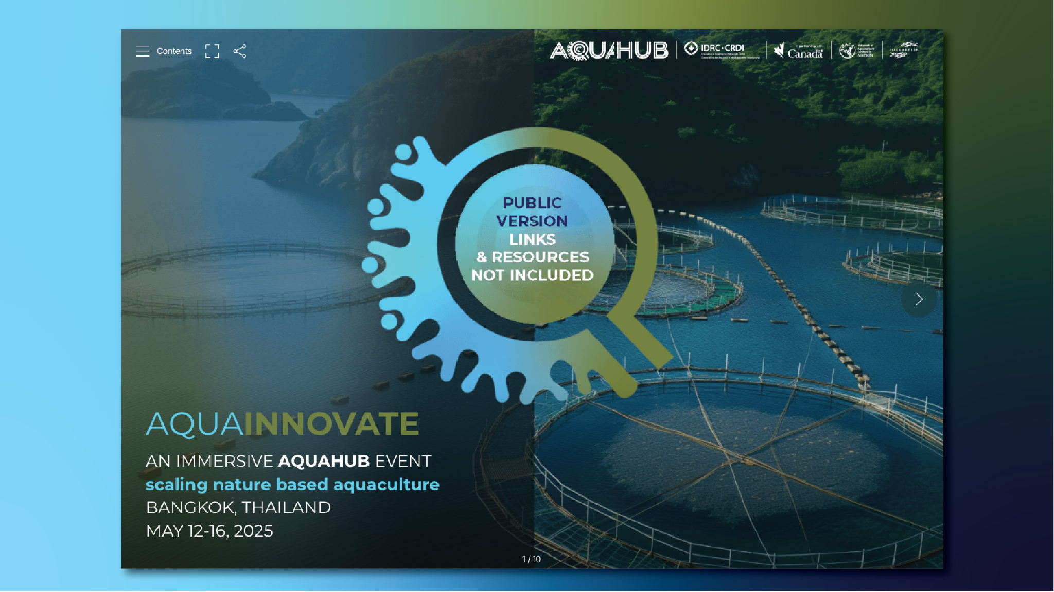 AQUAINNOVATE25 REPORT
