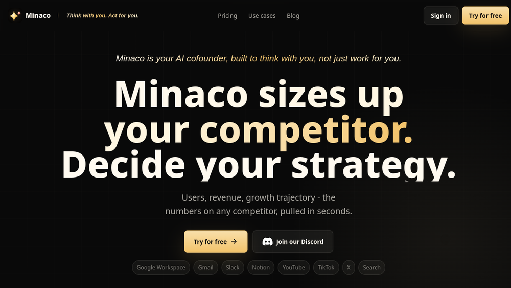 Minaco product preview Minaco product preview