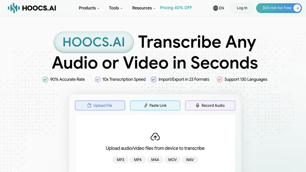 Hoocs AI product preview Hoocs AI product preview