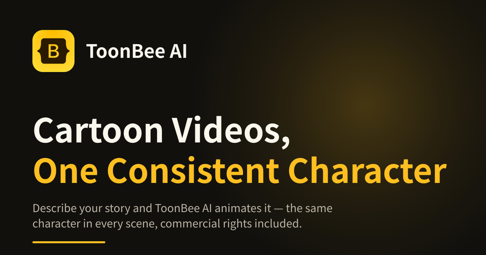 ToonBee AI cartoon video preview ToonBee AI cartoon video preview