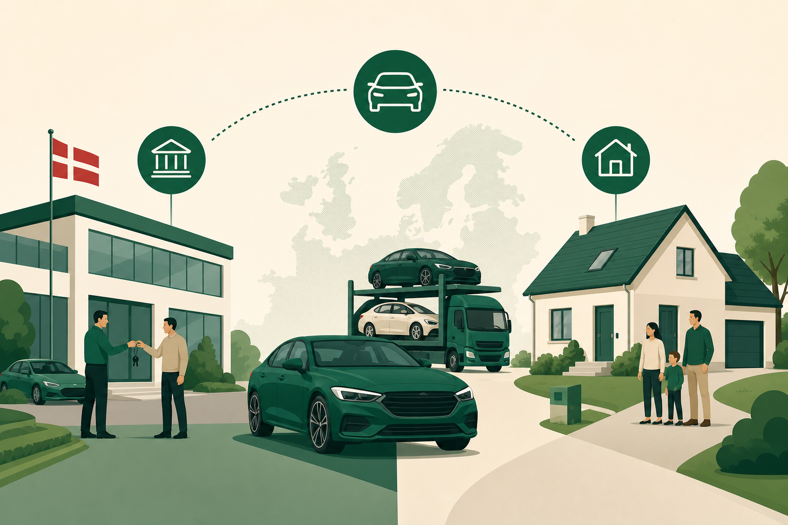 Levering af bilen - bilimportguide fra Selvimport