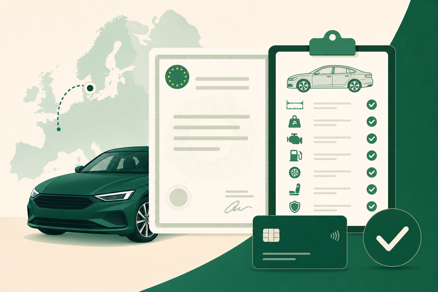 Hvilke dokumenter skal jeg have styr på? – guide til bilimport fra EU