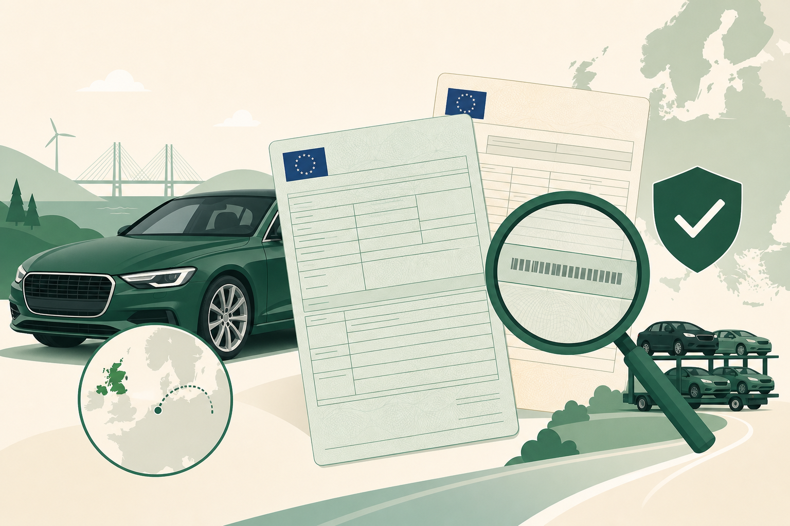 Tyske registreringsdokumenter - bilimportguide fra Selvimport