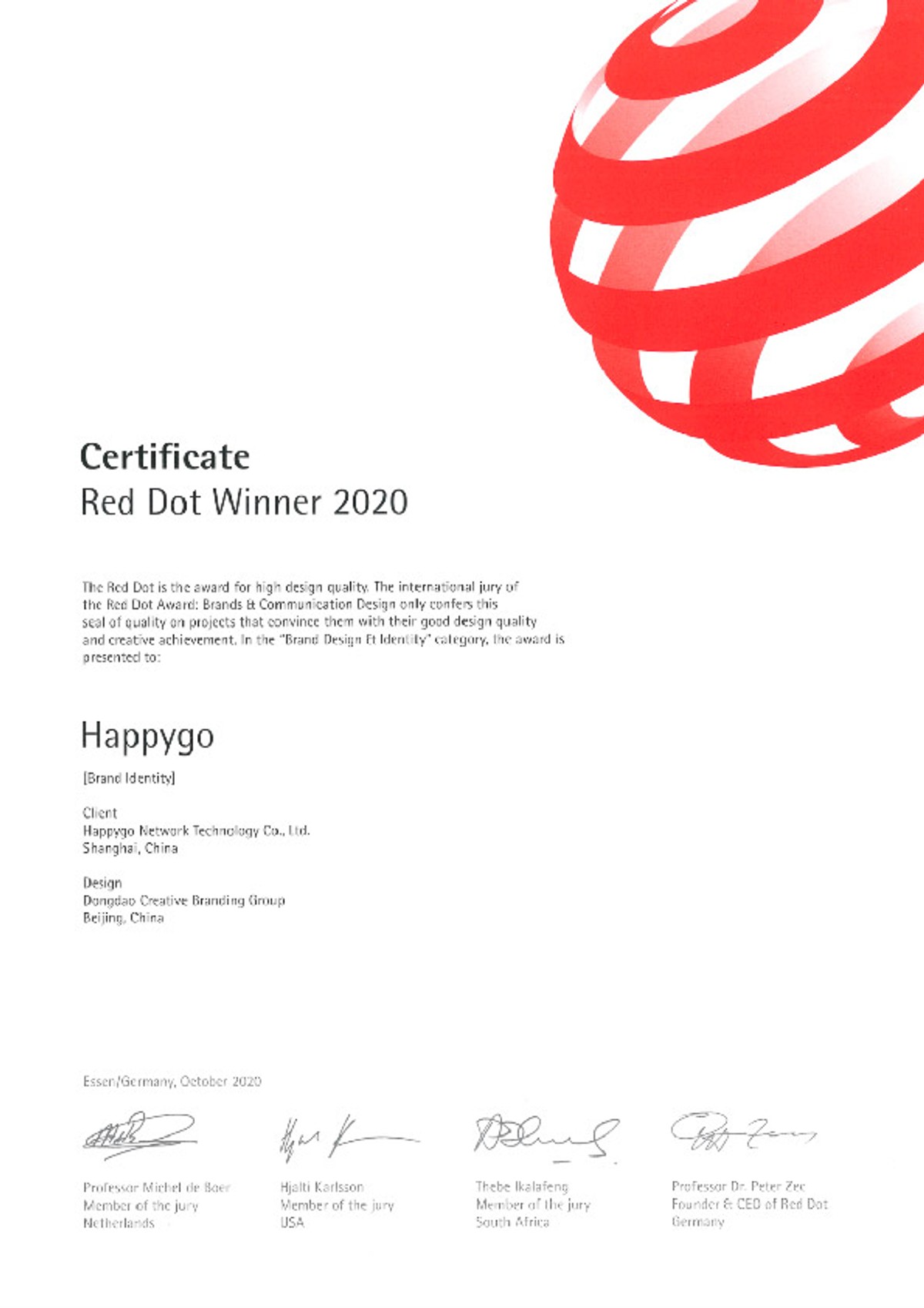 Red Dot Design Award