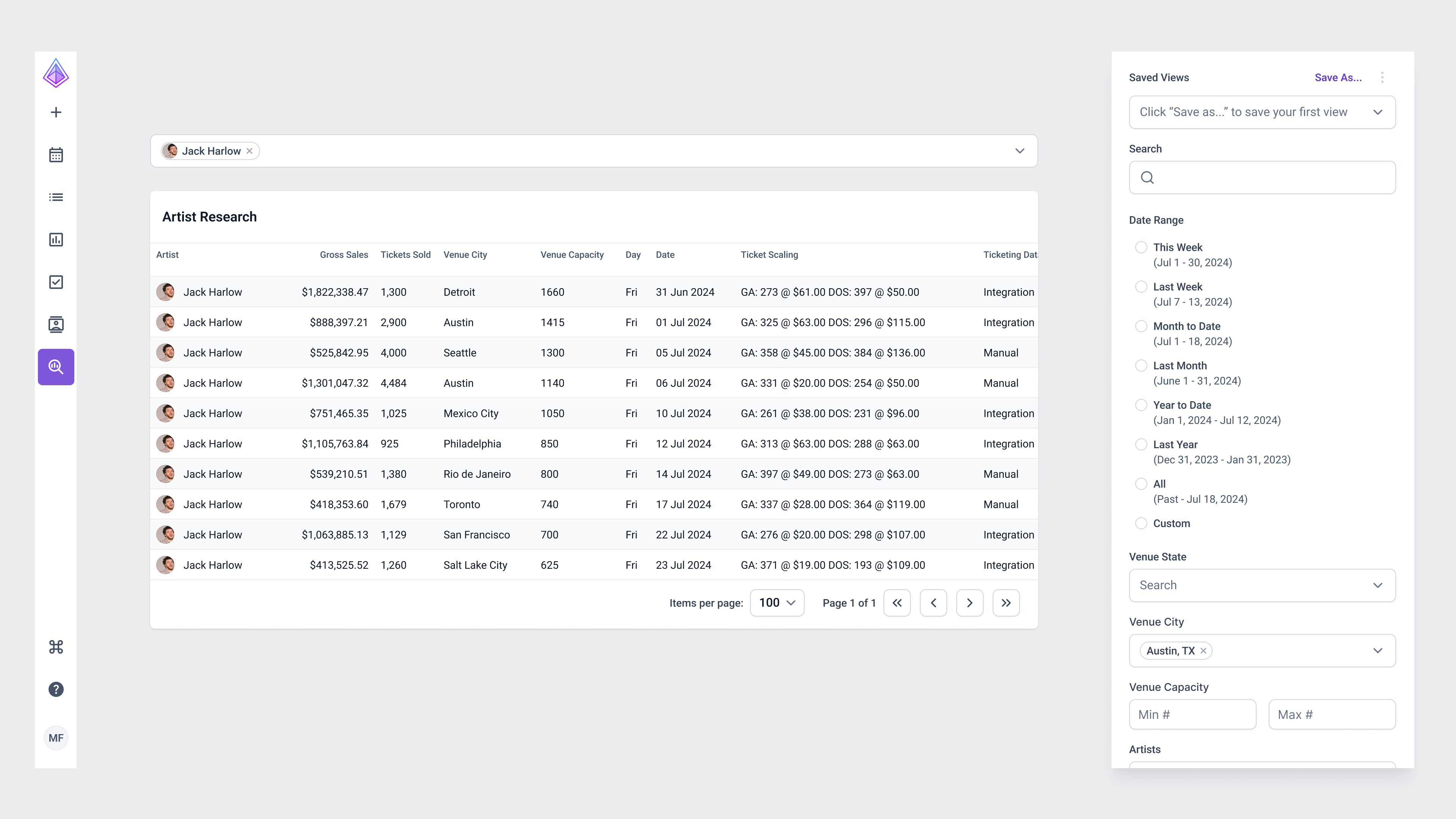 Revolutionizing Live Music Data