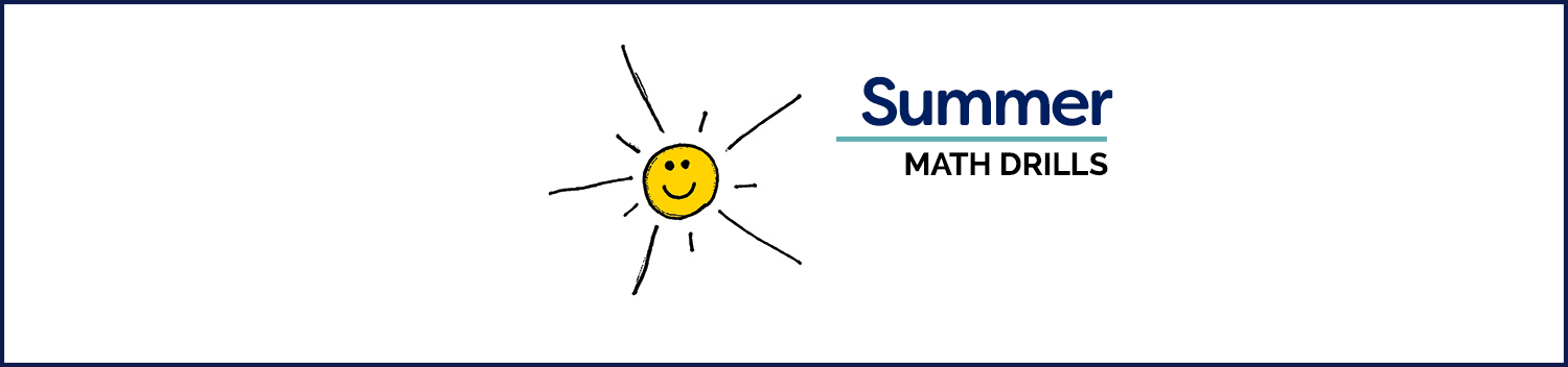 Summer Math Drills