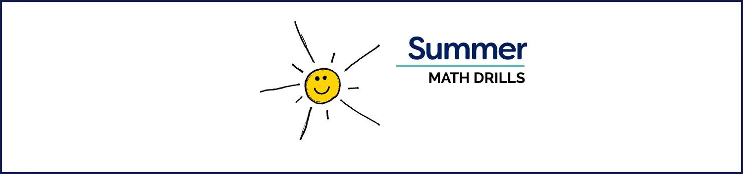 Summer Math Drills