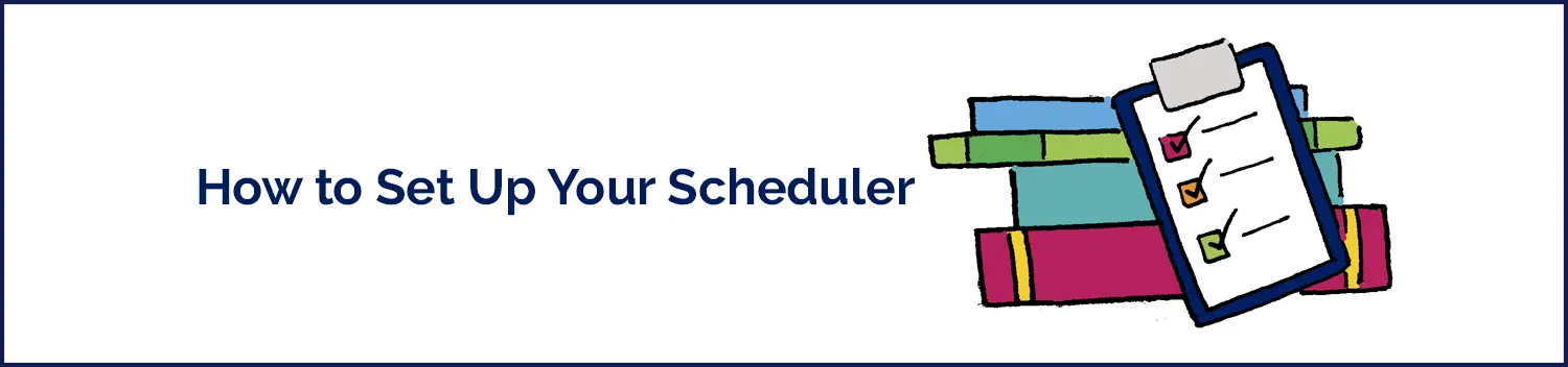 How to Set Up Your Timberdoodle Schedule