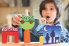 Felihkatubbe son plays with Day and Night Smart Game 