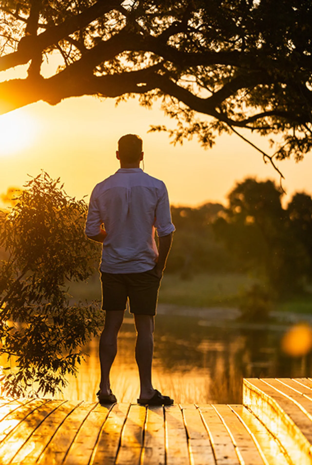 Sunset View Over Water