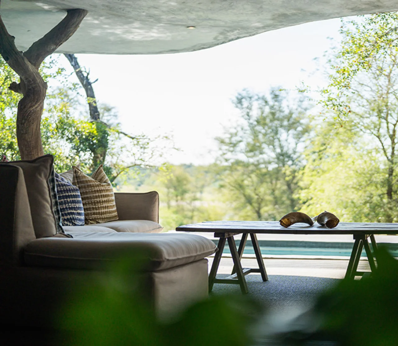 Chitwa Chitwa Suite Lounge Outdoor View