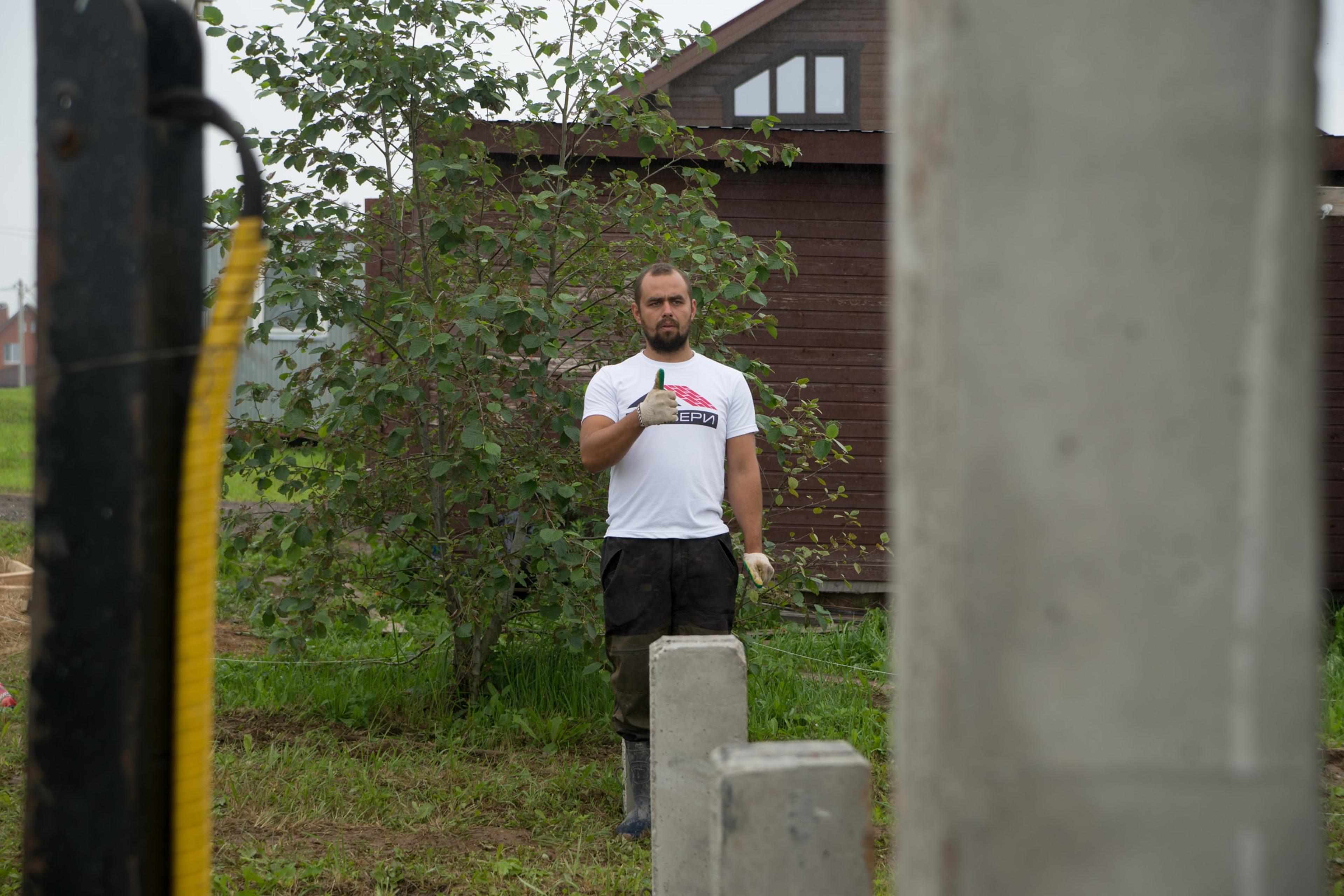 Дом из газобетона на сваях жб