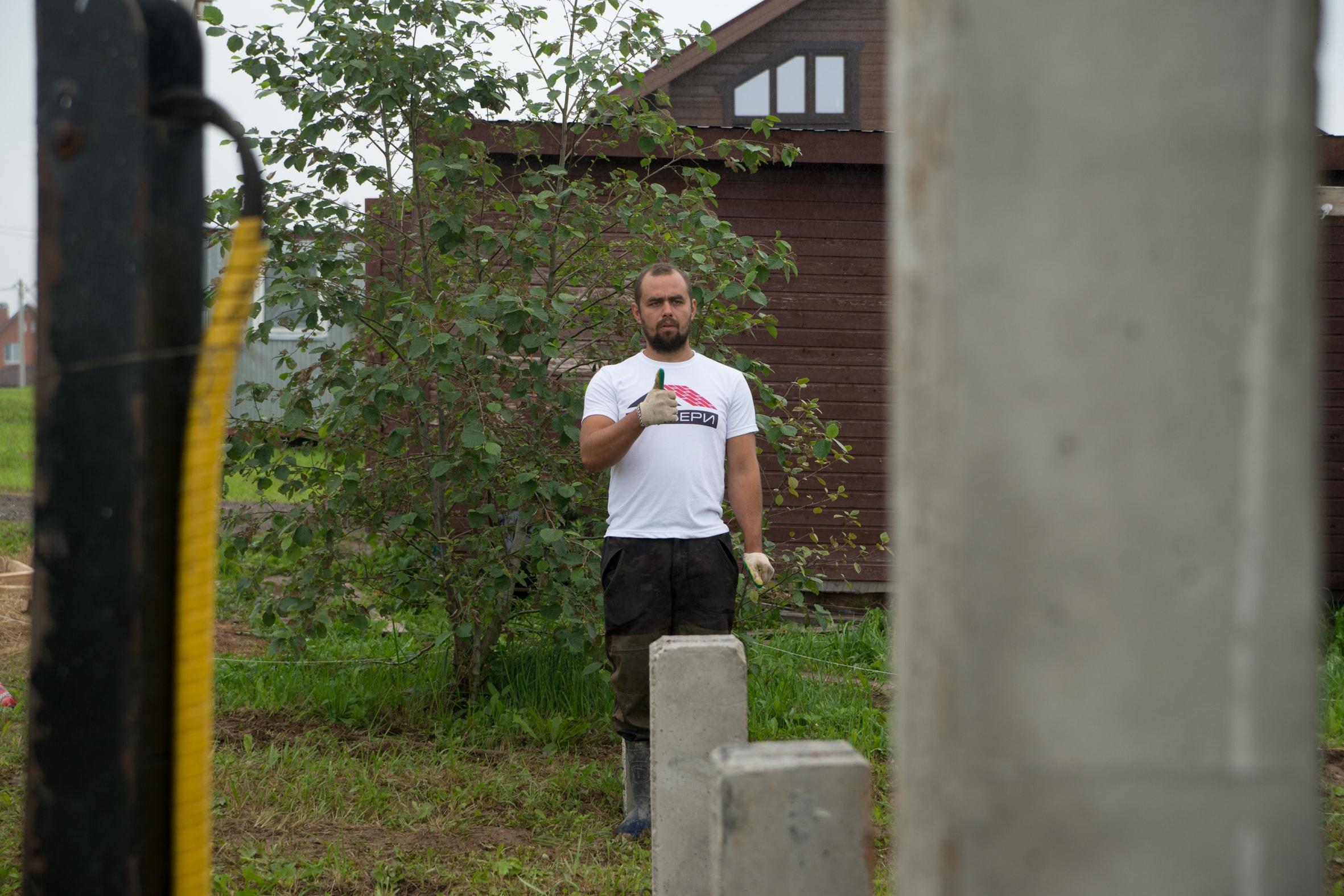Дом из газобетона на сваях жб