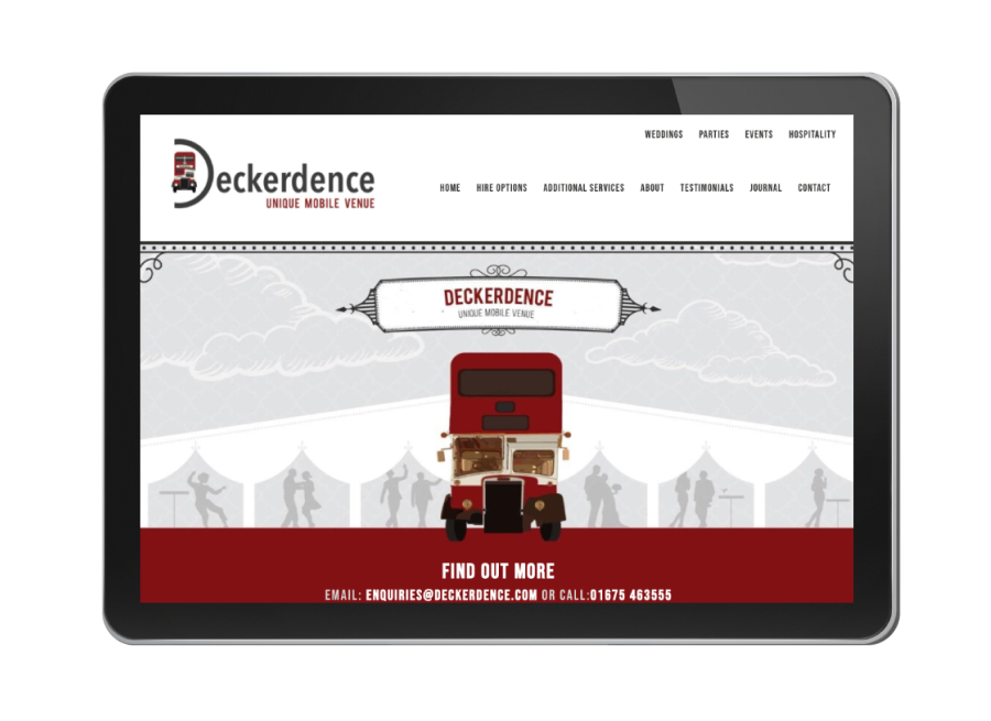 event website design