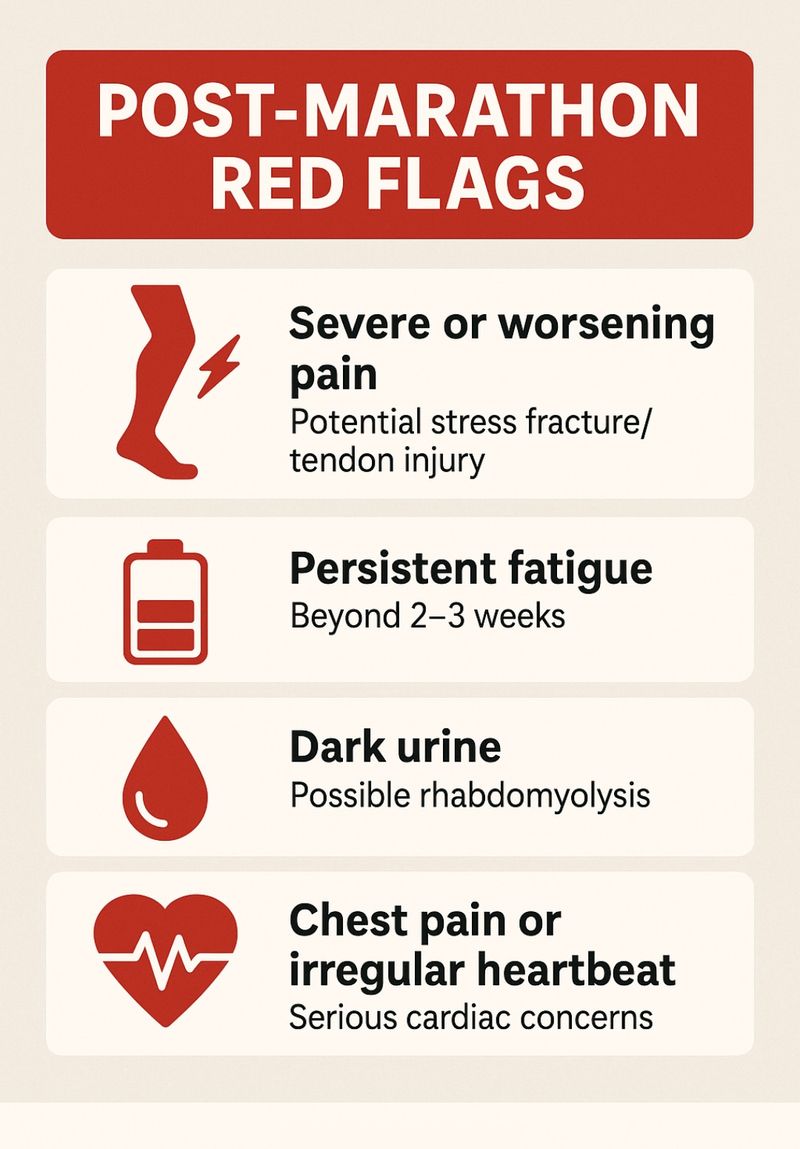 Post Marathon Red Flags