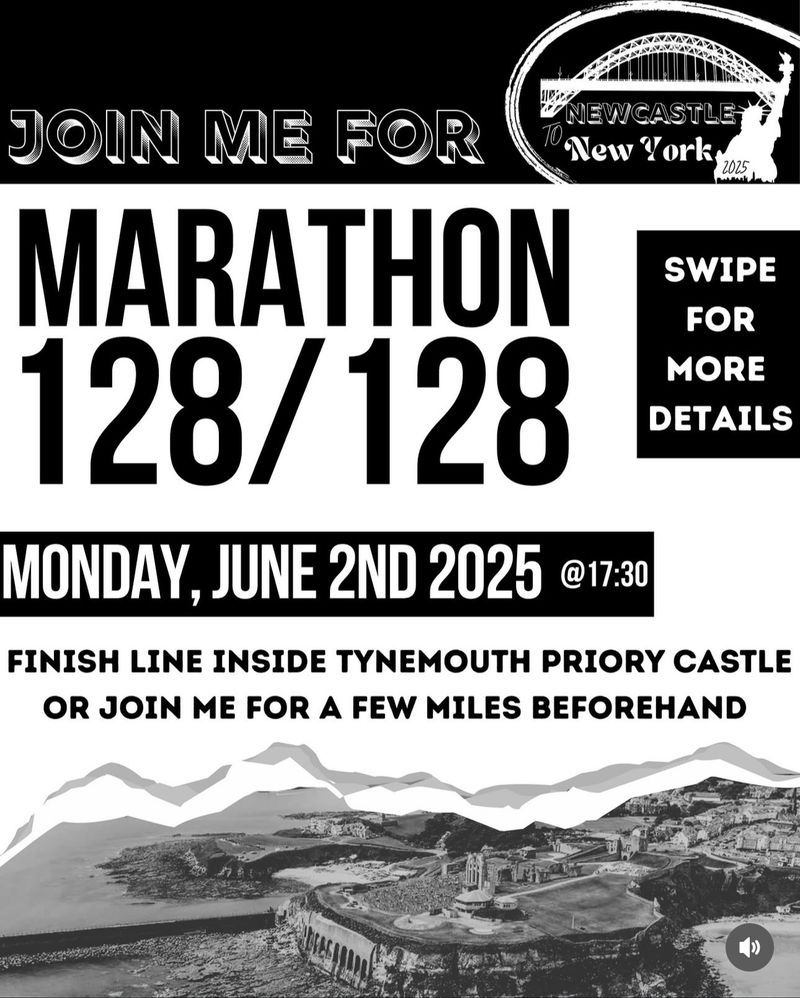 128 marathons in 128 days