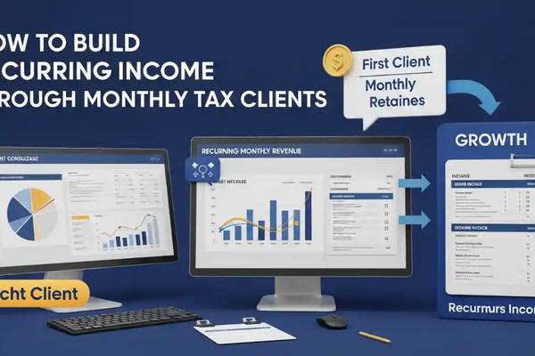 How to Build Recurring Income Through Monthly Tax Clients