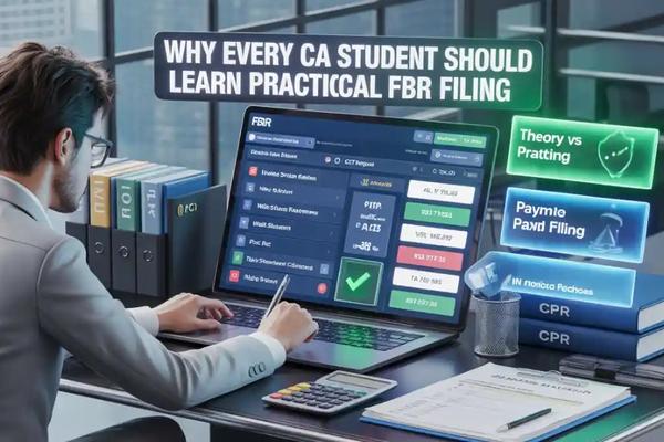 Why Every CA Student Should Learn Practical FBR Filing