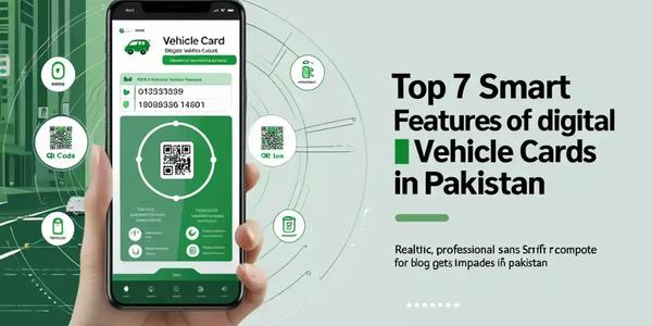 Top 7 Smart Features of Digital Vehicle Cards in Pakistan