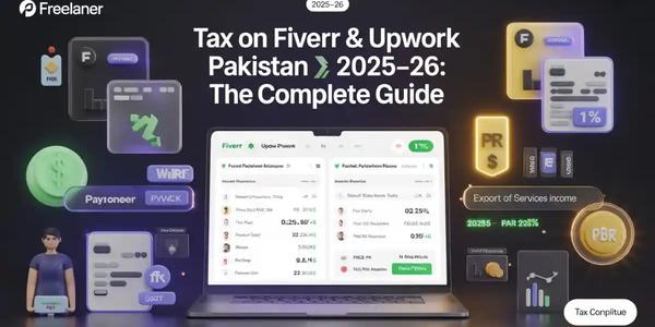Tax on Fiverr & Upwork Income Pakistan 2025–26: The Complete Guide