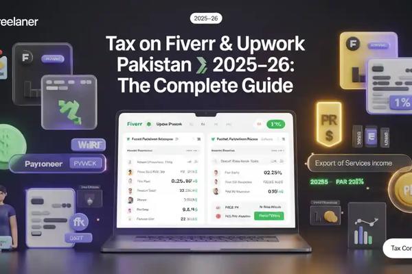 Tax on Fiverr & Upwork Income Pakistan 2025–26: The Complete Guide