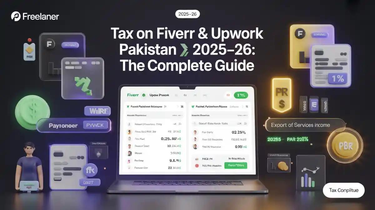 Tax on Fiverr & Upwork Income Pakistan 2025–26: The Complete Guide