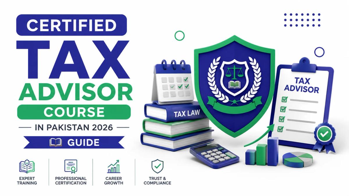 Certified Tax Advisor Course in Pakistan 2026 Guide – Professional Tax Training Illustration