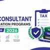 "Top Tax Consultant Certification Programs in Pakistan 2026 – Professional banner with tax certification, taxation, finance, compliance, career growth, and corporate training illustration."
