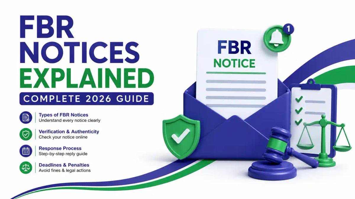 FBR Notices Explained 2026 – Complete Guide to FBR tax notices in Pakistan.