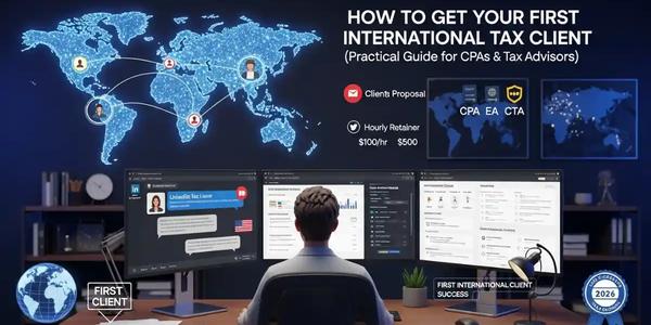 How to Get Your First International Tax Client