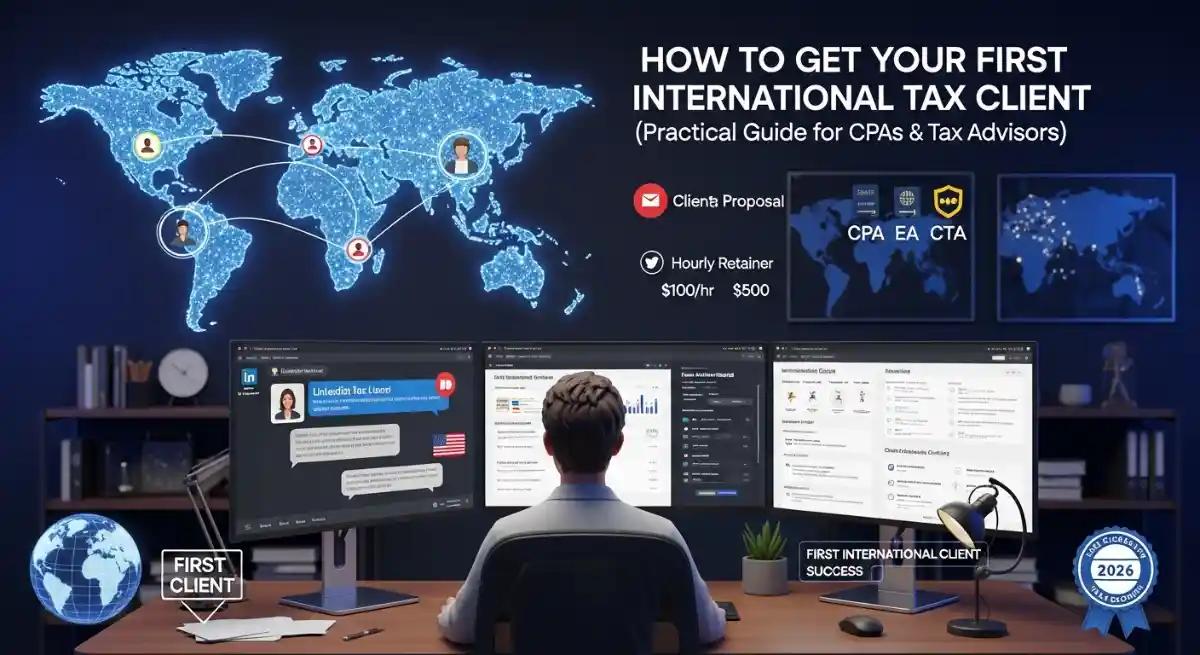 How to Get Your First International Tax Client