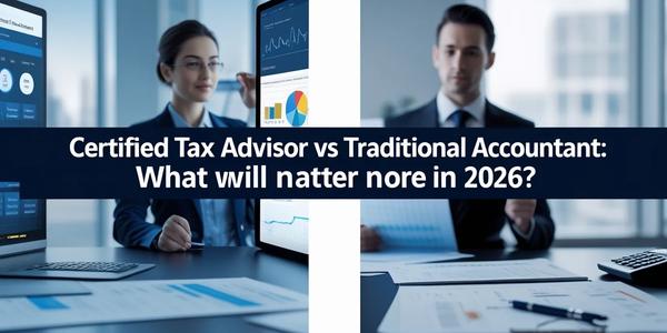 Certified Tax Advisor vs Traditional Accountant: What Will Matter More in 2026?