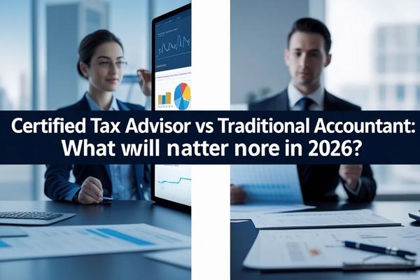 Certified Tax Advisor vs Traditional Accountant: What Will Matter More in 2026?