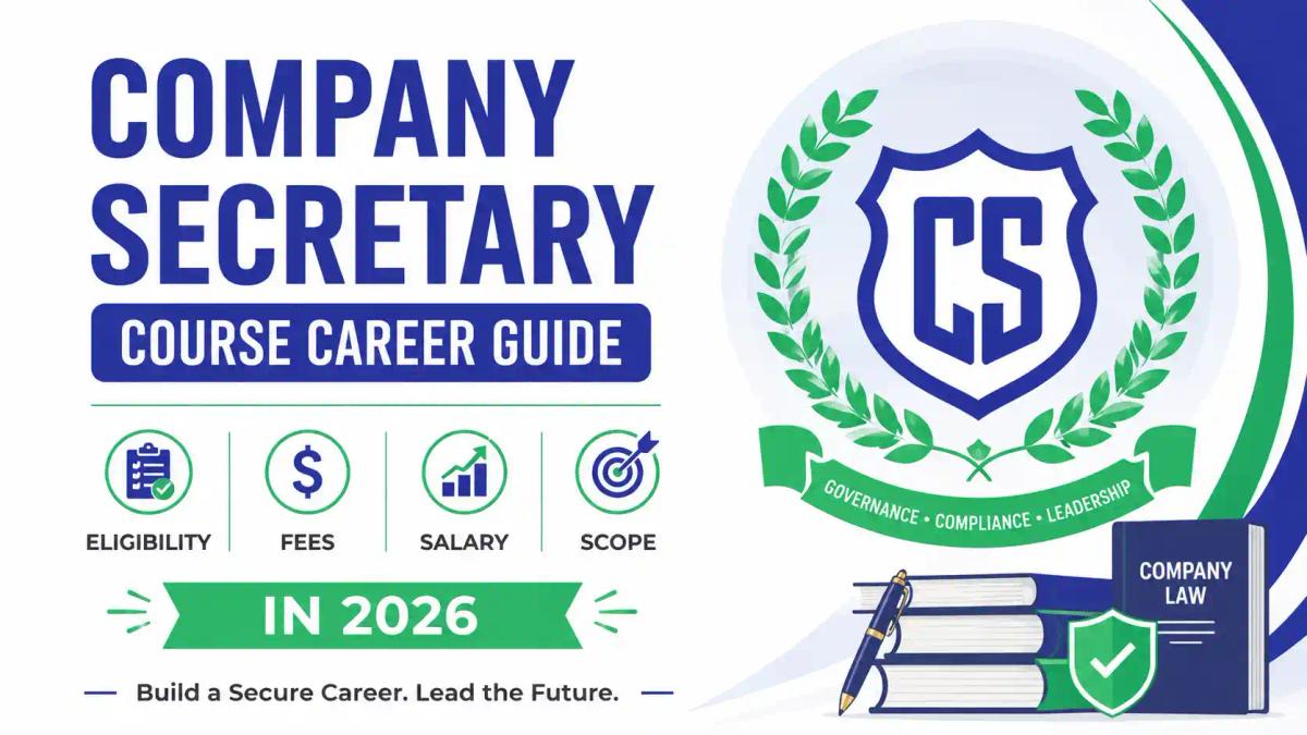 Company Secretary Course Career Guide 2026 – Eligibility, Fees, Salary & Scope