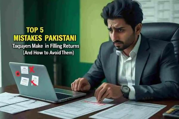 Top 5 Mistakes Pakistani Taxpayers Make in Filing Returns
