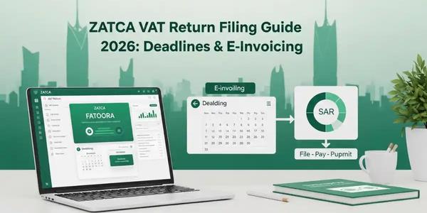 ZATCA VAT Return Filing Guide 2026: Deadlines & E-Invoicing