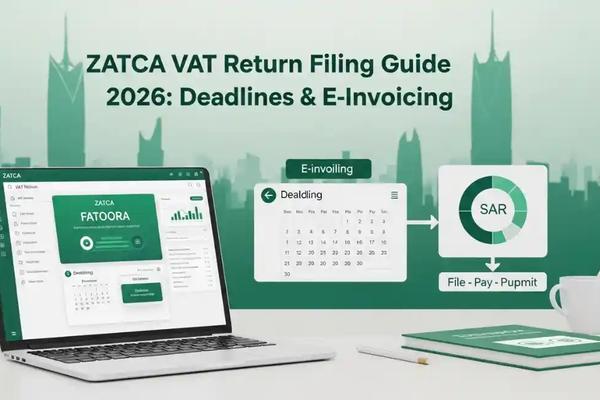 ZATCA VAT Return Filing Guide 2026: Deadlines & E-Invoicing