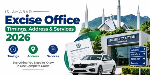 Islamabad Excise Office Timings, Address & Services 2026