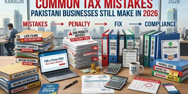 Common Tax Mistakes Pakistani Businesses Still Make in 2026