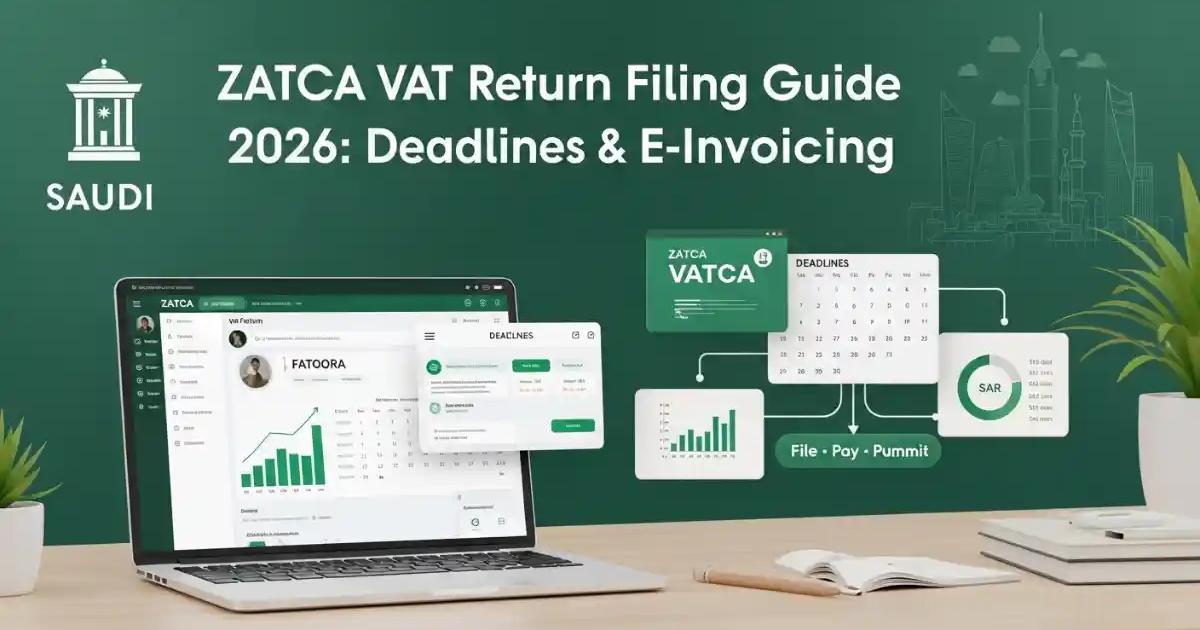 ZATCA VAT Return Filing Guide 2026: Deadlines & E-Invoicing