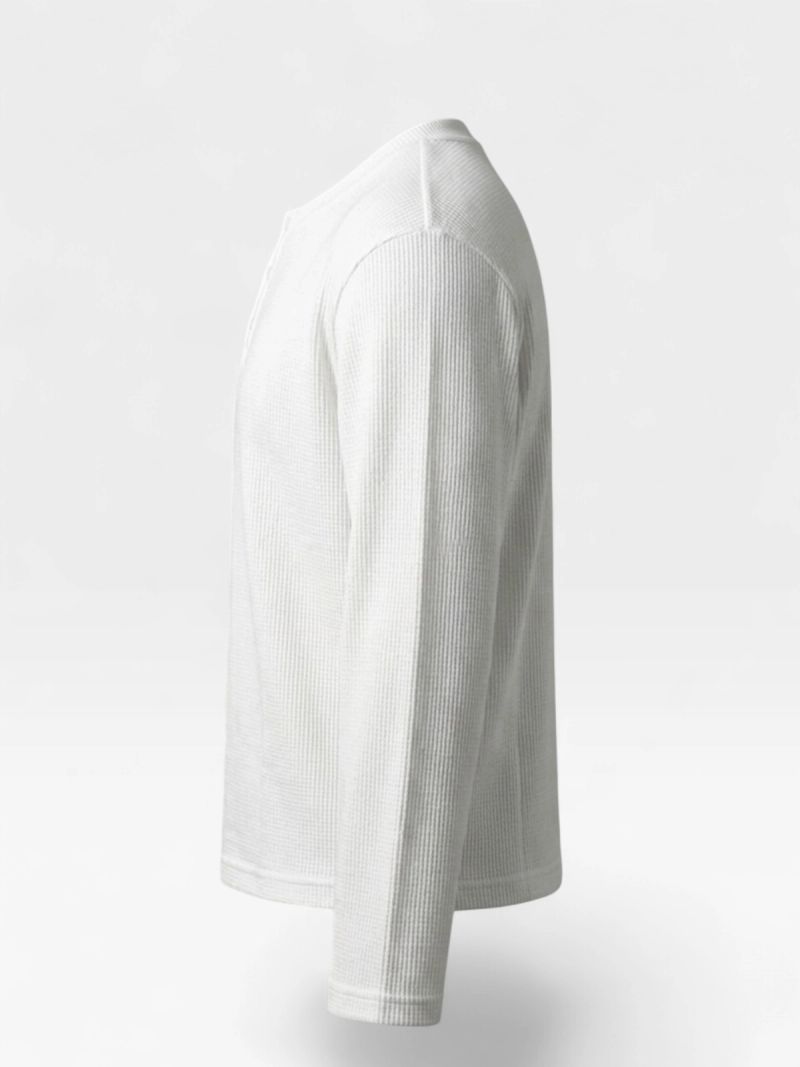Attirity Core Henley - White - View 3