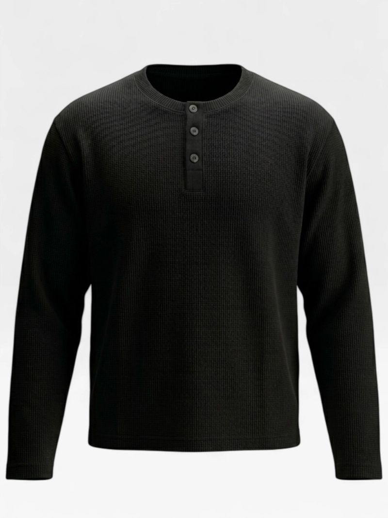 Attirity Core Henley - Black - View 2