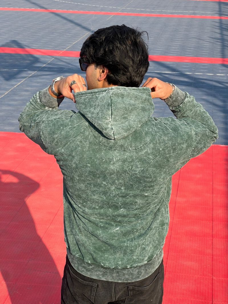 Moss Wash Hoodie - View 4