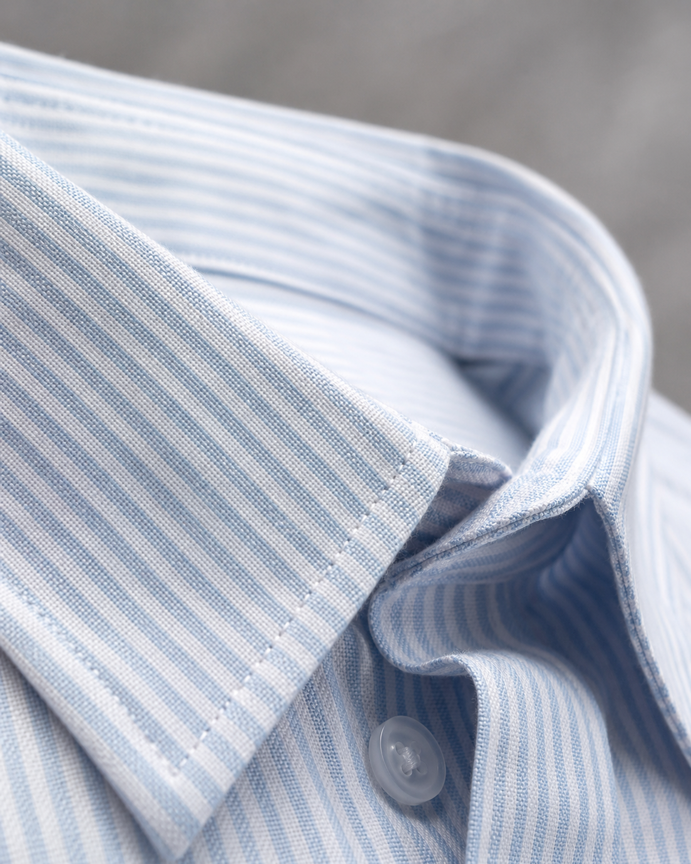 Blue Striped Oxford Boxy Shirt