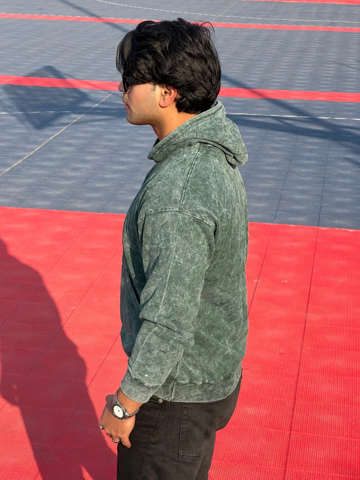 Moss Wash Hoodie - View 3